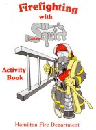 Image of Captain Squirt Activity Book.  Copyright Hamilton Fire Department.